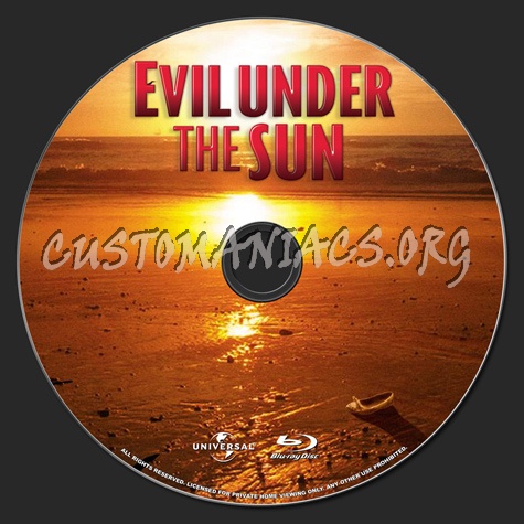 Evil Under the Sun blu-ray label