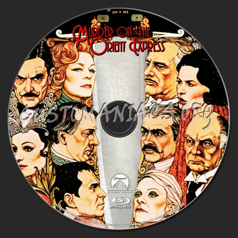 Murder on the Orient Express blu-ray label