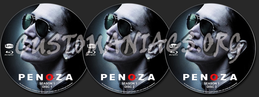 Penoza Season 1 blu-ray label