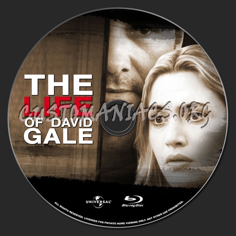 The Life of David Gale blu-ray label