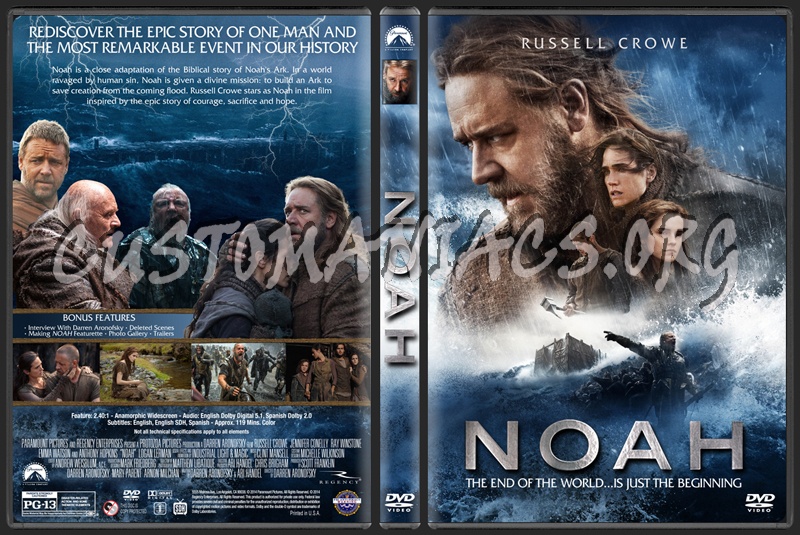 Noah (2014) dvd cover