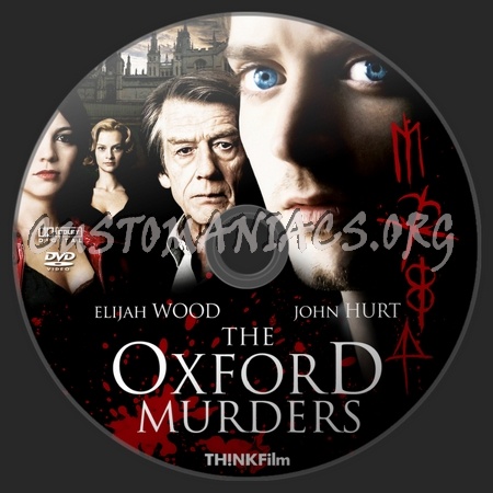 The Oxford Murders dvd label