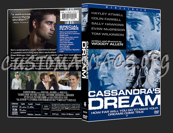 Cassandra's Dream dvd cover