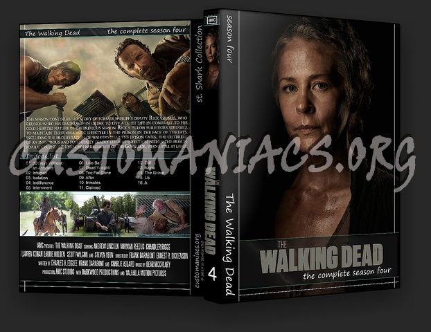 The Walking Dead Collection - SEASON 3 - 5 dvd cover