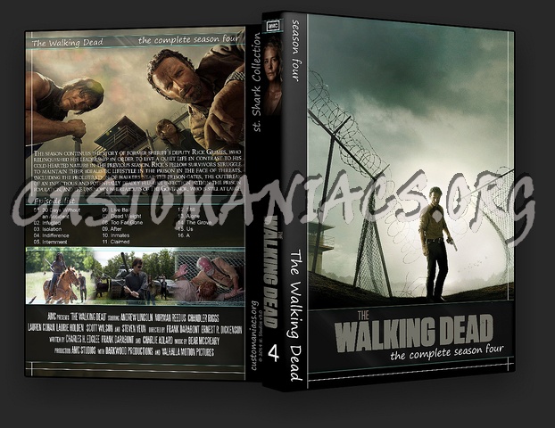 The Walking Dead Collection - SEASON 3 & 4 dvd cover