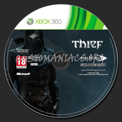 Thief dvd label