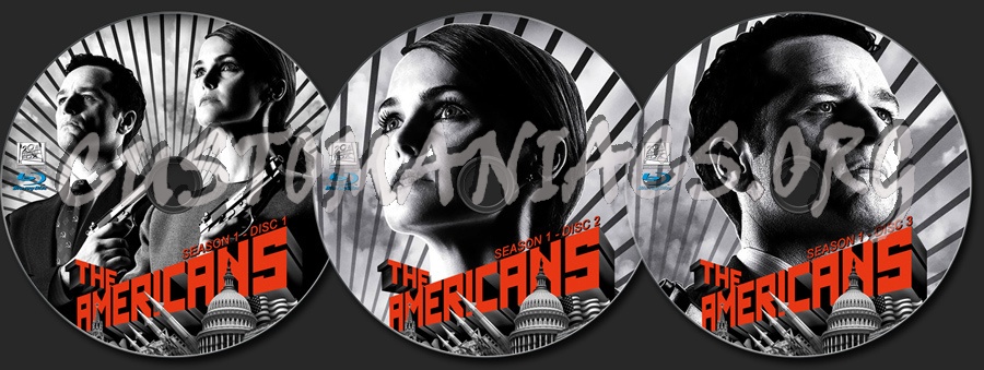 The Americans Season 1 blu-ray label