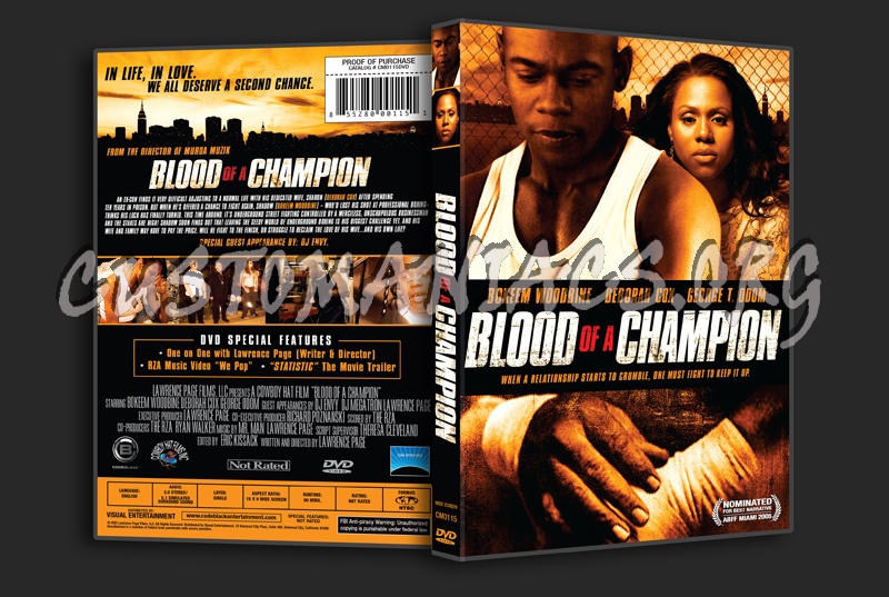 Blood of A Champion dvd cover