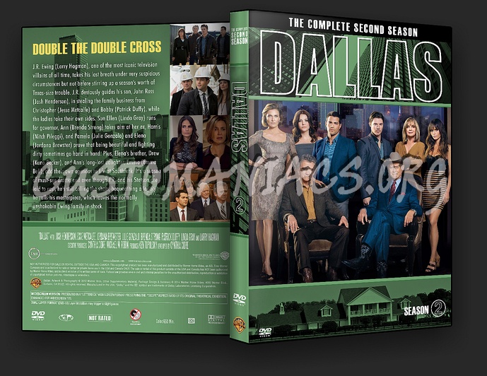 Dallas (2012) Season 2 dvd cover