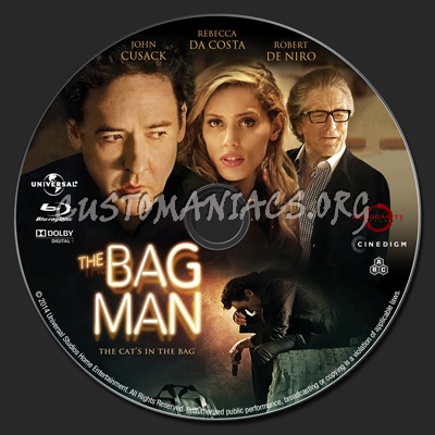 The Bag Man blu-ray label