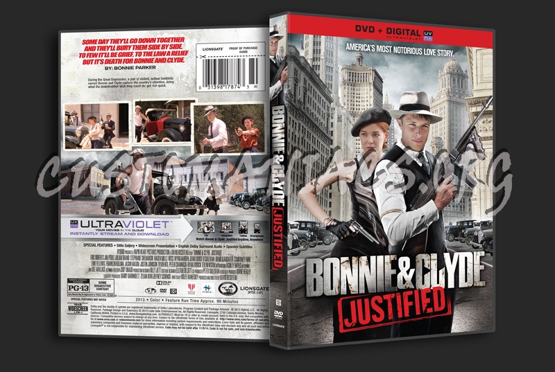 Bonnie & Clyde Justified dvd cover