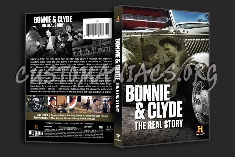 Bonnie & Clyde The Real Story dvd cover