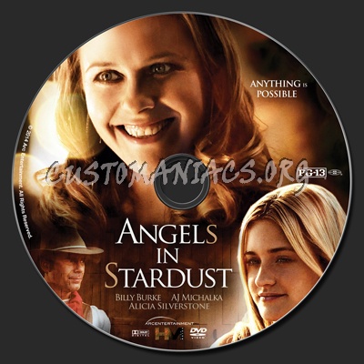 Angels In Stardust dvd label