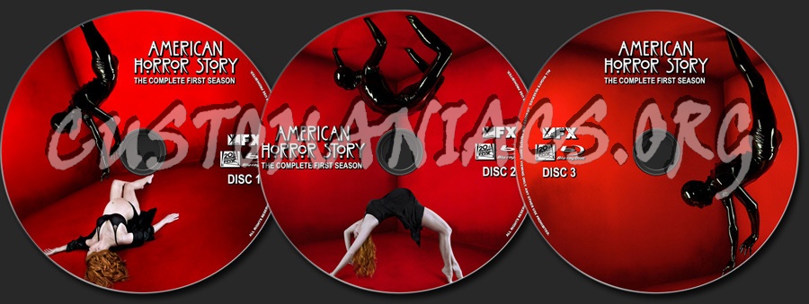 American Horror Story Season 1 blu-ray label