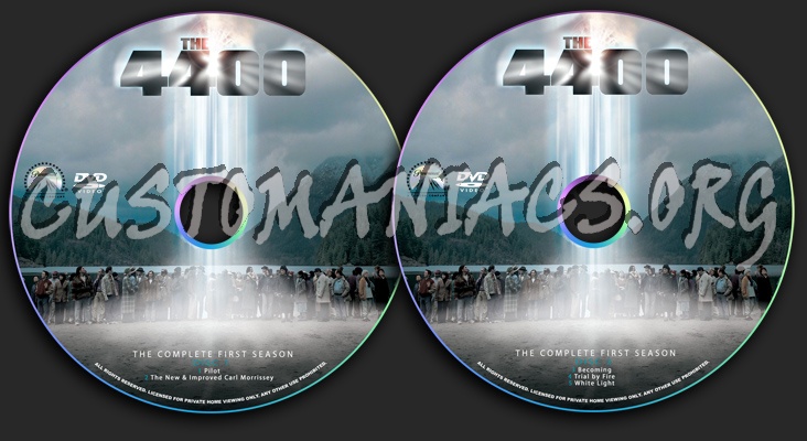 The 4400 Season 1 dvd label