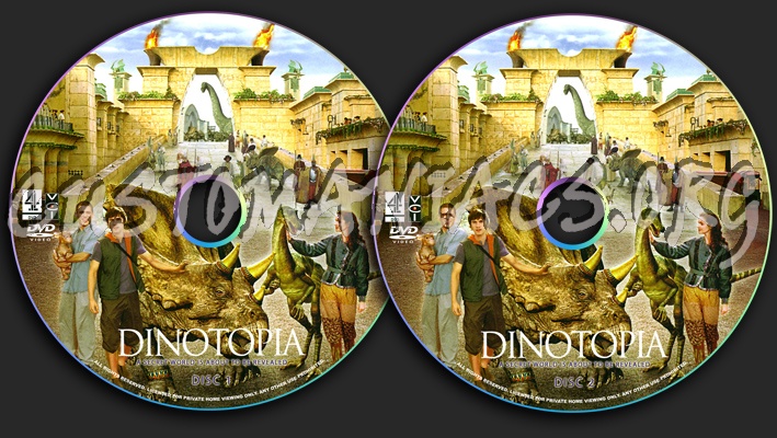 Dinotopia dvd label