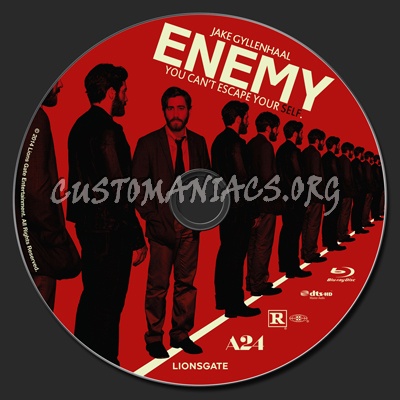 Enemy blu-ray label
