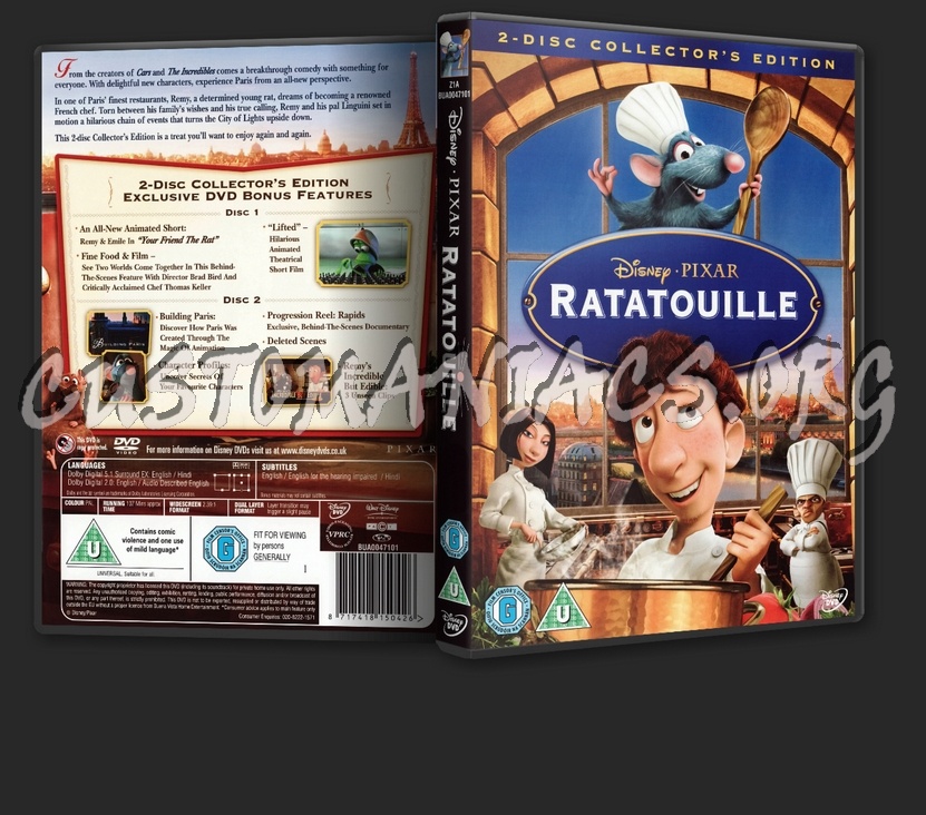 Ratatouille: 2-Disc Collector's Edition dvd cover
