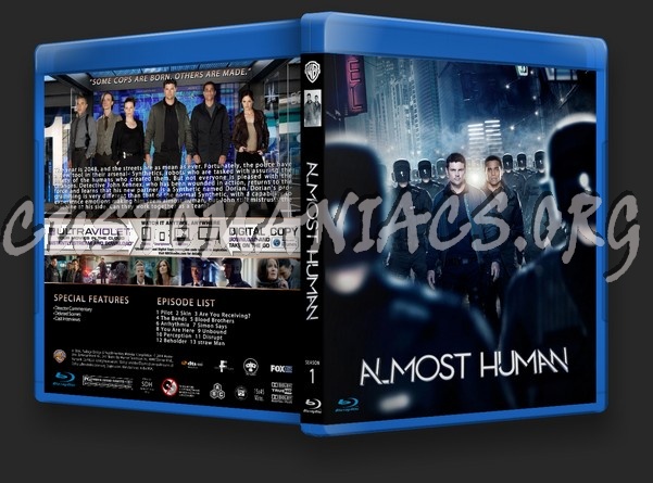 Almost Human Season 1 blu-ray cover