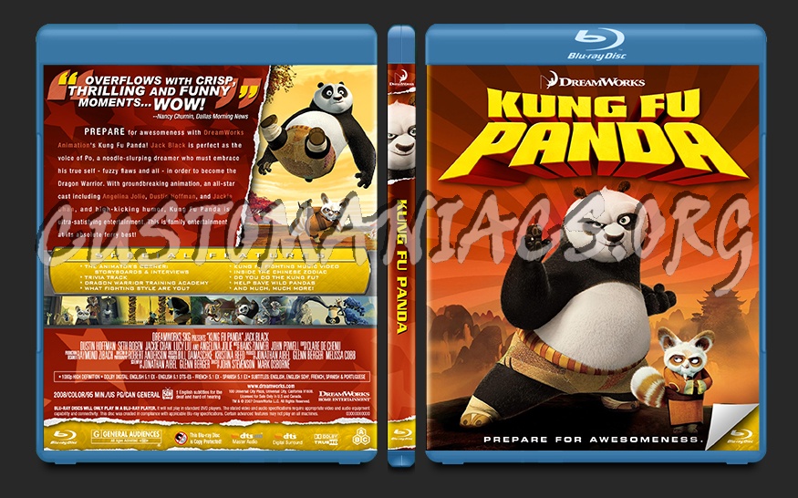 Kung Fu Panda blu-ray cover