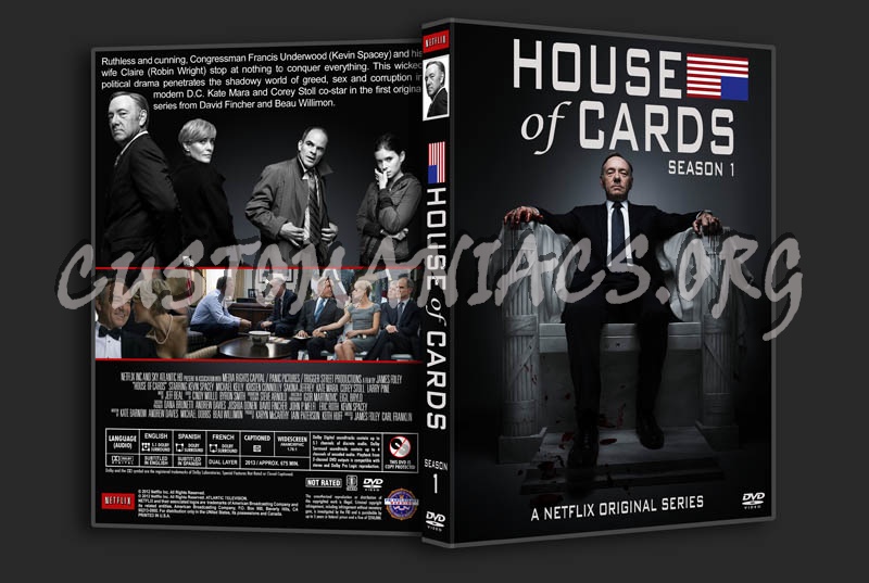 House of Cards - Season 1 dvd cover