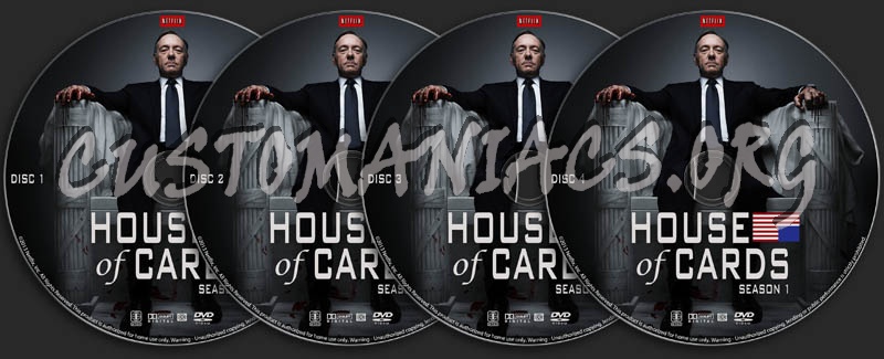 House of Cards - Season 1 dvd label