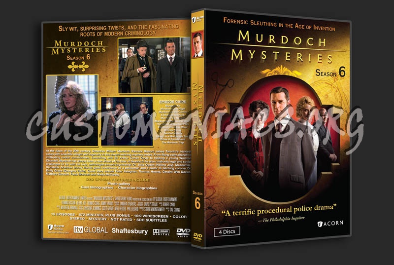 Murdoch Mysteries - Season 6 dvd cover