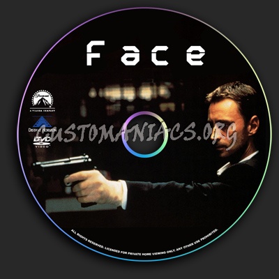 Face dvd label