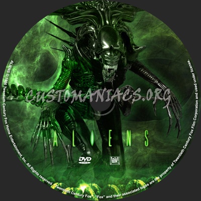 Aliens dvd label