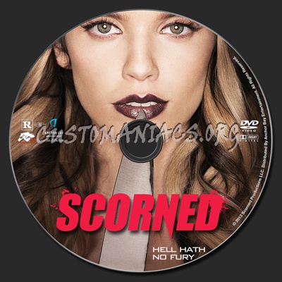 Scorned (2013) dvd label