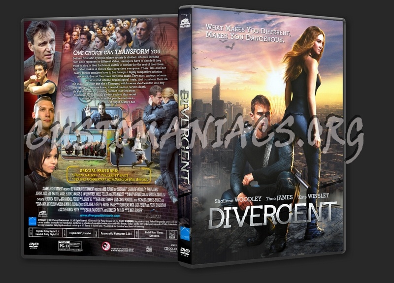 Divergent (2014) dvd cover