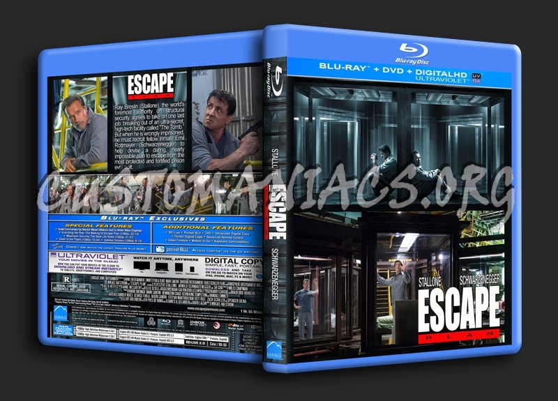 Escape Plan (2014) 2 Disc blu-ray cover