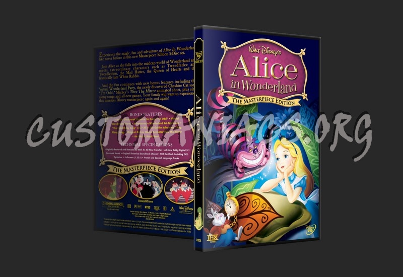 Alice in Wonderland (1951) dvd cover