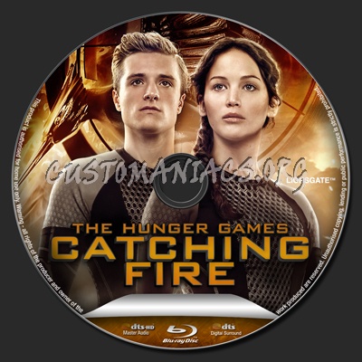 The Hunger Games: Catching Fire blu-ray label