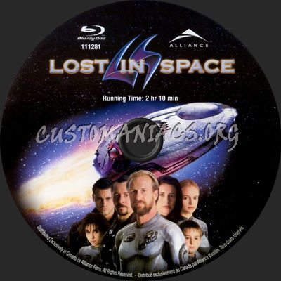 Lost in Space blu-ray label