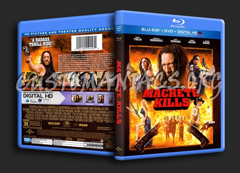 Machete Kills blu-ray cover