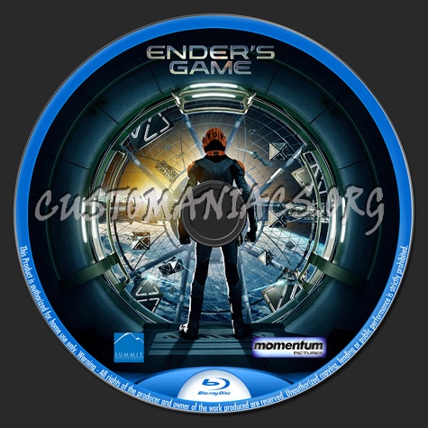 Ender's Game blu-ray label