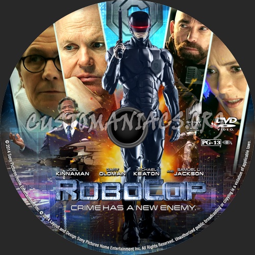 RoboCop (2014) dvd label