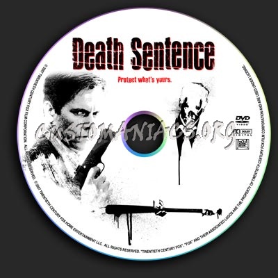 Death Sentence dvd label