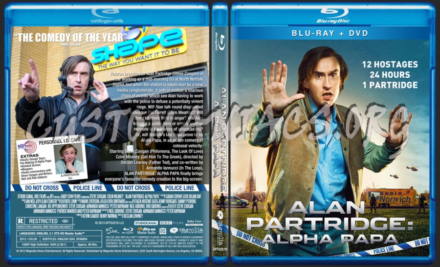 Alan Partridge: Alpha Papa blu-ray cover