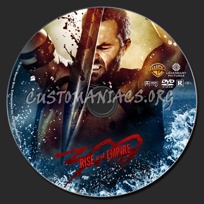 300: Rise Of An Empire dvd label