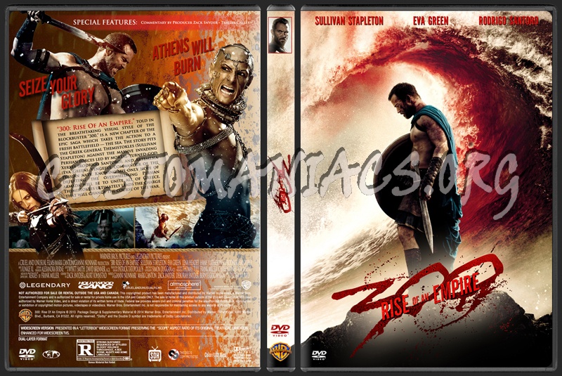 300: Rise Of An Empire dvd cover