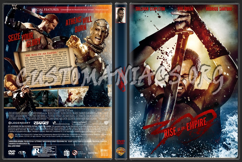300: Rise Of An Empire dvd cover
