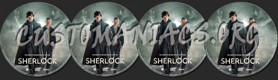 Sherlock Season 2 dvd label