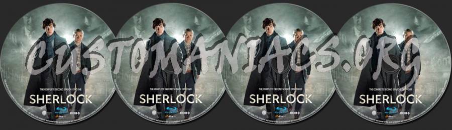Sherlock Season 2 blu-ray label