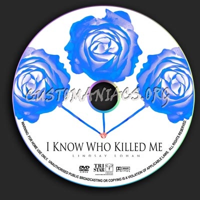 I Know Who Killed Me dvd label