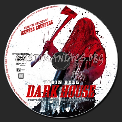 Dark House (2014) dvd label