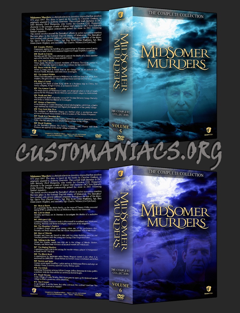 Midsomer Murders - Complete Collection V5 & V6 dvd cover