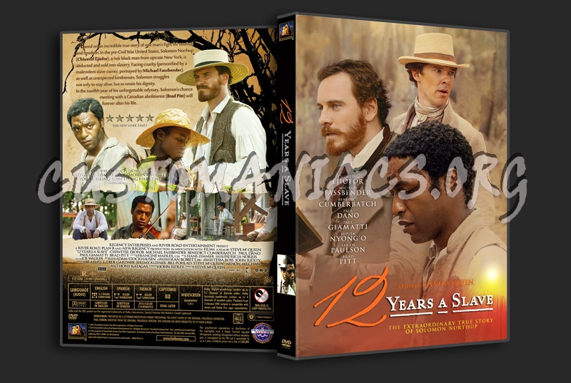 12 Years A Slave dvd cover