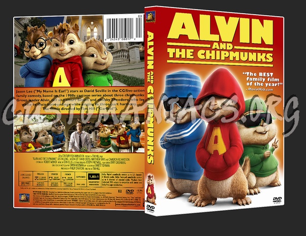 Alvin and the Chipmunks dvd cover